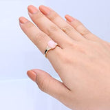 Tatiana 14K Yellow Gold Oval-Cut Peruvian Pink Opal Ring