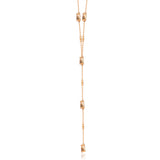Gemma 14K Rose Gold Pear-Cut Madagascar Morganite Necklace