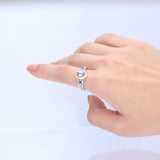 Haley 14K White Gold Oval-Cut Brazilian Aquamarine Ring