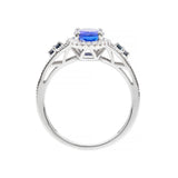 Ophelia 14K White Gold Oval-Cut Tanzanite Ring
