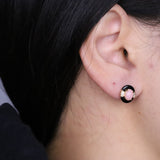 Melissa 14K Yellow Gold Oval-Cut Pink Opal Earrings