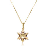 14K Yellow Gold Pear-Cut Mozambique Ruby Pendant