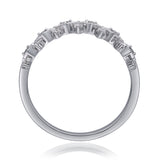Rylee 10K White Gold Round-Cut White Diamond Ring