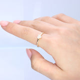 Charlotte 14K Yellow Gold Round-Cut White Diamond Ring