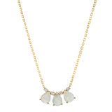 Ella 10K Yellow Gold Pear-Cut Opal Necklace
