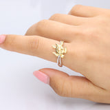 Rylan 925 Sterling Silver Round-Cut White Diamond Ring