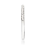 Ari 14K White Gold Round-Cut White Diamond Ring