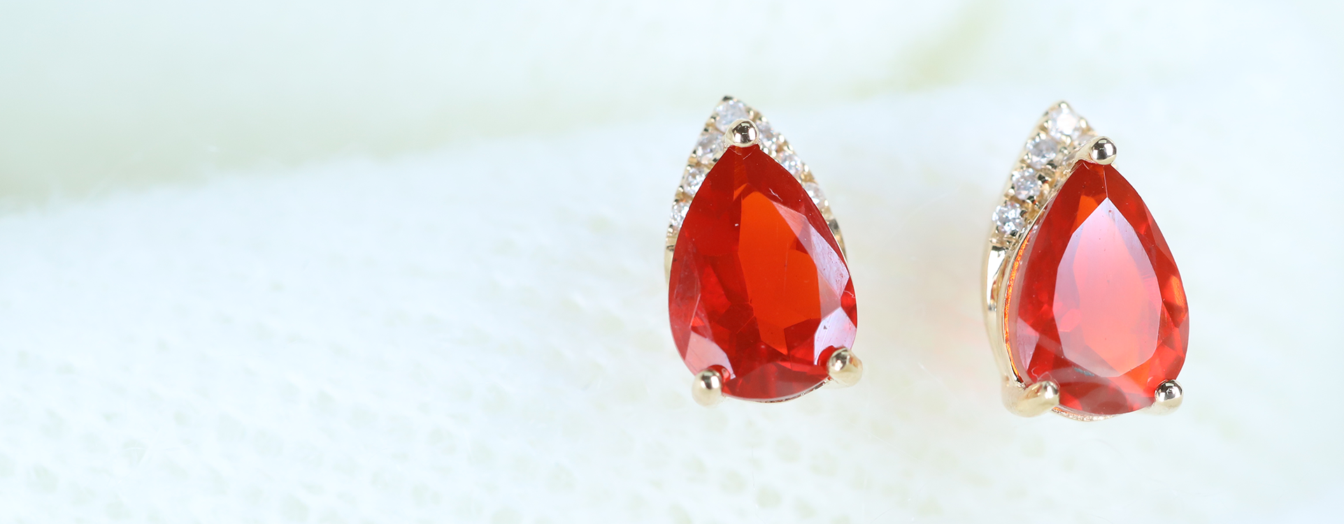 Fire Opal Earrings