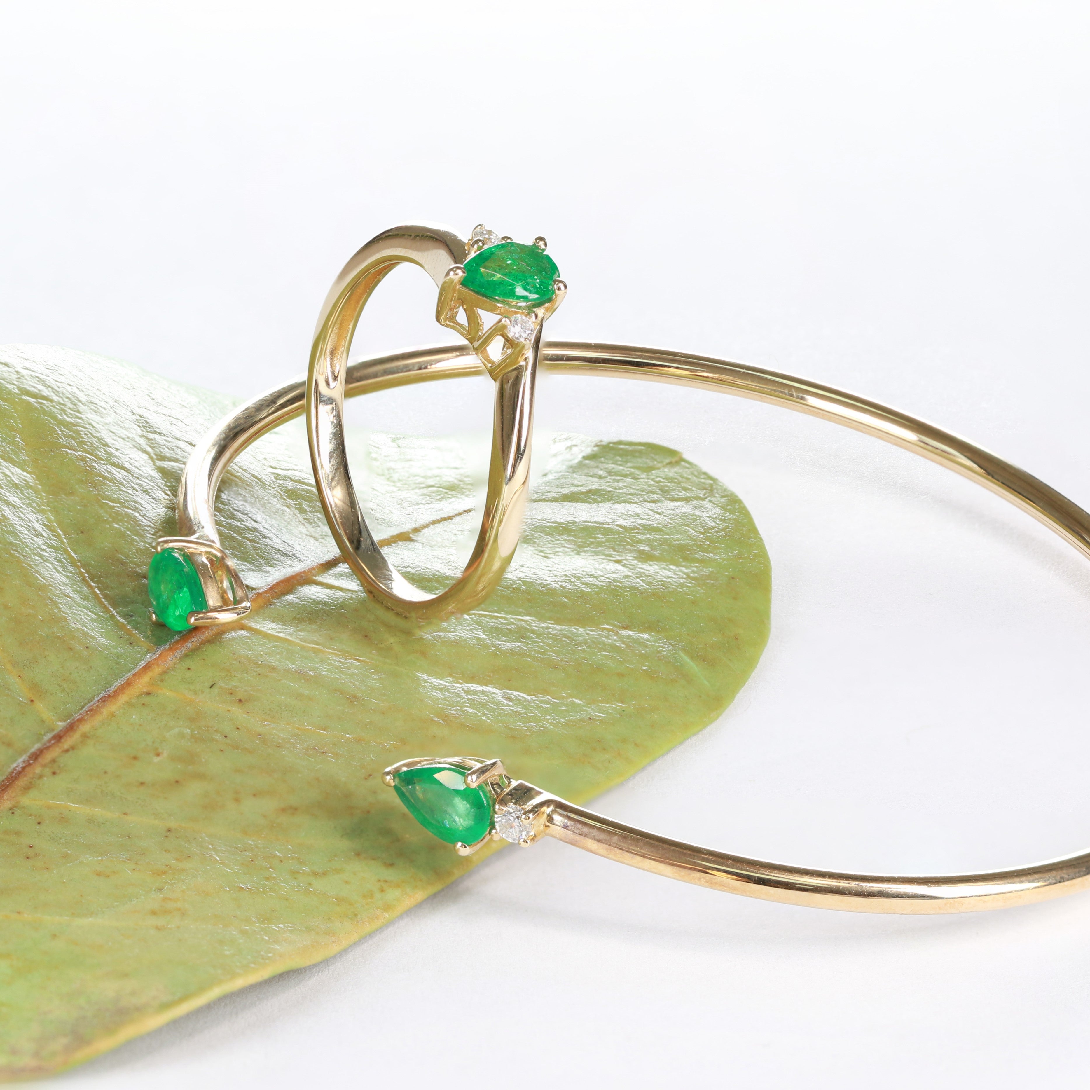 Exquisite Emerald Collection | Gold & Diamond Jewelry for Engagements & Weddings