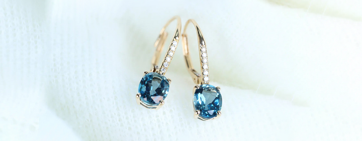 London Blue Topaz Earrings