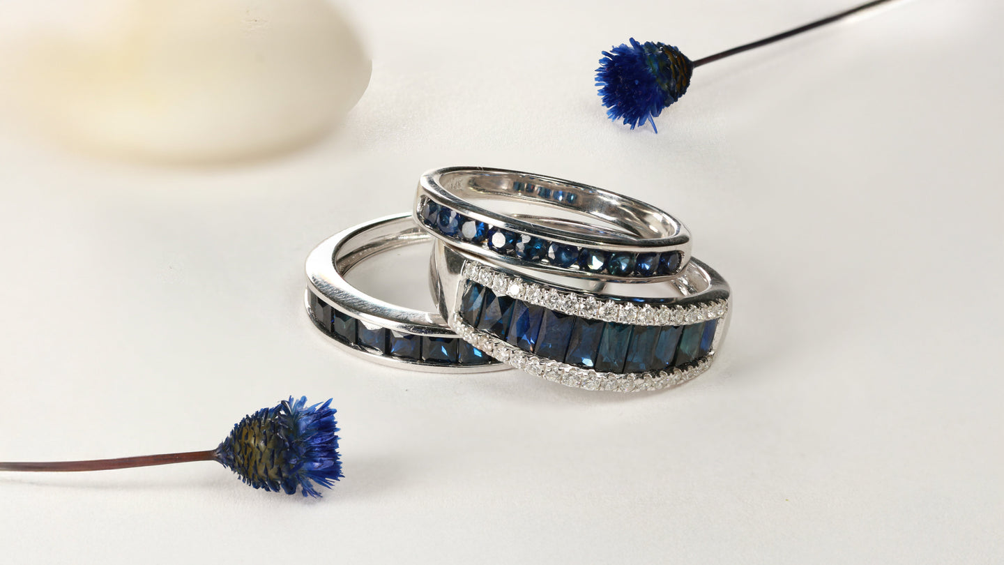 Blue Sapphire Rings