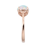 Parker 10K Rose Gold Oval-Cut Opal Ring