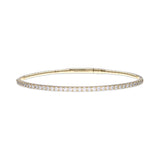 Cecilia 10K Yellow Gold Round-Cut White Diamond Bracelets