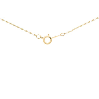A Paisley 14K Yellow Gold Round-Cut White Diamond Pendant