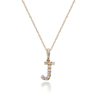 J Paisley 14K Yellow Gold Round-Cut White Diamond Pendant
