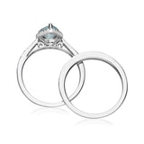 Hadlee 14K White Gold Pear-Cut Brazilian Aquamarine Ring