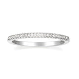 Ari 14K White Gold Round-Cut White Diamond Ring