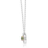 Quinn 10K White Gold Oval-Cut Opal Pendant