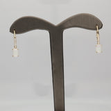 Arianna 14K Yellow Gold Oval-Cut Natural African Opal Earring