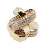 Juniper 14K Yellow Gold Round-Cut White Diamond Ring