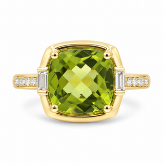 Olivia 14K Yellow Gold Peridot Ring