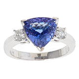 Hope 14K White Gold Trillion-Cut Tanzanian Tanzanite Ring
