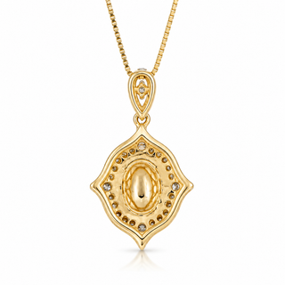 Palmer 14K Yellow Gold Oval-Cut Ethiopian Opal Pendant