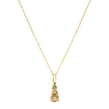 Aspen 14K Yellow Gold Pear-Cut Natural African Opal Pendant