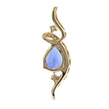 Amelia 14K Yellow Gold Pear-Cut Tanzanite Pendant