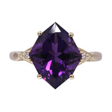 Felicity 10K Yellow Gold Marquise-Cut Green Brazilian Amethyst Ring