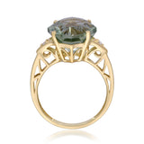 Felicity 10K Yellow Gold Marquise-Cut Green Brazilian Amethyst Ring