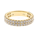 Nora 14K Yellow Gold Round-Cut White Diamond Ring