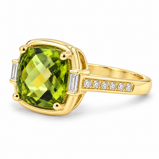 Olivia 14K Yellow Gold Peridot Ring