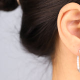 Margaret 14K White Gold Round-Cut White Diamond Earrings