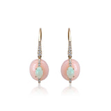 Madison 14K Yellow Gold Oval-Cut Opal Earrings