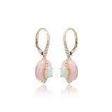 Madison 14K Yellow Gold Oval-Cut Opal Earrings