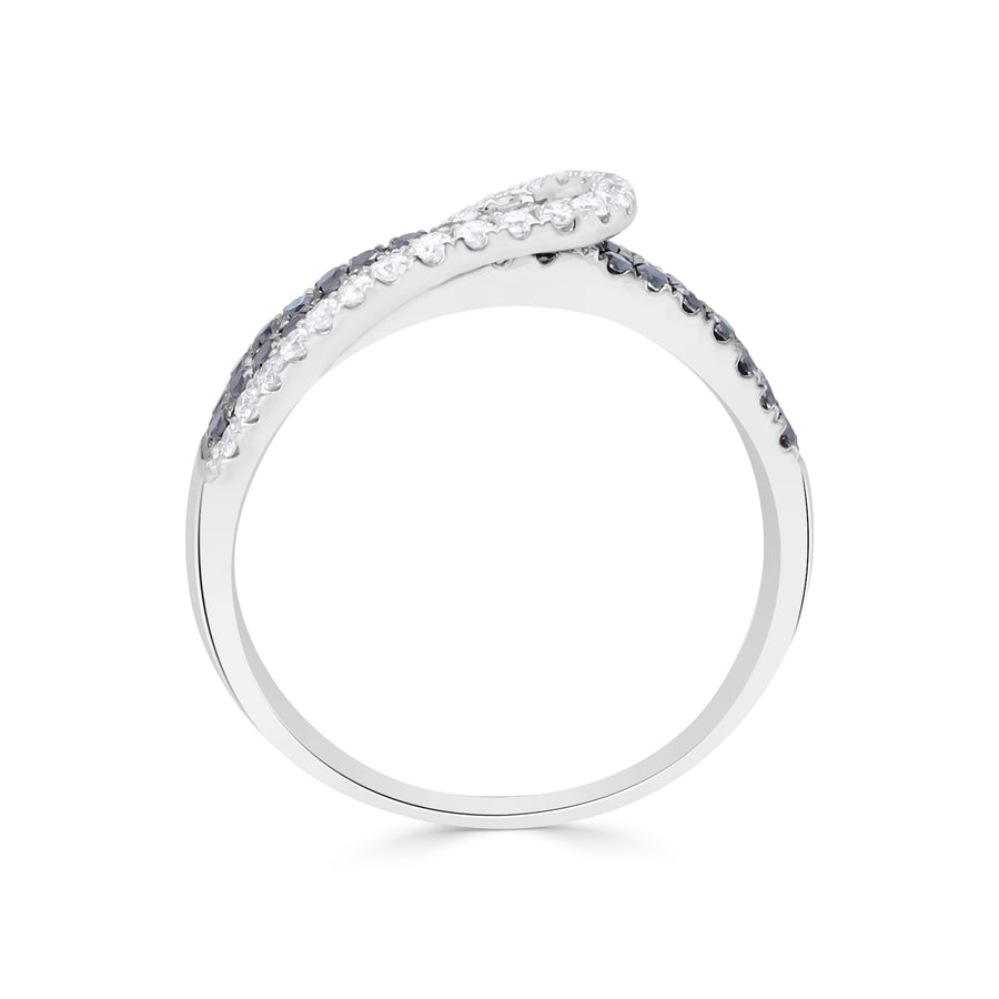 Josephine 10K White Gold Round-Cut White Diamond Ring