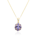 Avery 14K Yellow Gold Oval-Cut Tanzanian Tanzanite Pendant