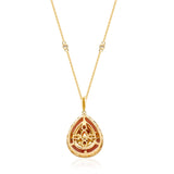Hannah 14K Yellow Gold Pear-Cut Opal Pendant