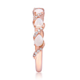 Antonella 10K Rose Gold Pear-Cut Ethiopian Opal Ring