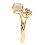 Zhuri 10K Yellow Gold Oval-Cut African Opal Ring