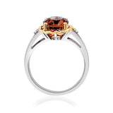 Blakely 10K Two-Tone Gold Oval-Cut Brazilian Citrine Ring