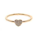 Charlotte 14K Yellow Gold Round-Cut White Diamond Ring