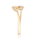 Aquarius 10K Zodiac Ring