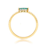 Amelia 10K Yellow Gold Marquise-Cut Zambian Emerald Ring