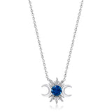 Nocturne Gothic London Blue Topaz Pendant