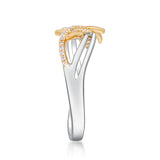 Rylan 925 Sterling Silver Round-Cut White Diamond Ring