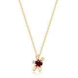 Emerson 14K Yellow Gold Oval-Cut Mozambique Ruby Pendant