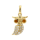 Amara 10K Yellow Gold Round-Cut Citrine Pendant