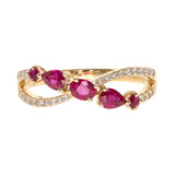 Remi 14K Yellow Gold Oval-Cut Mozambique Ruby Ring